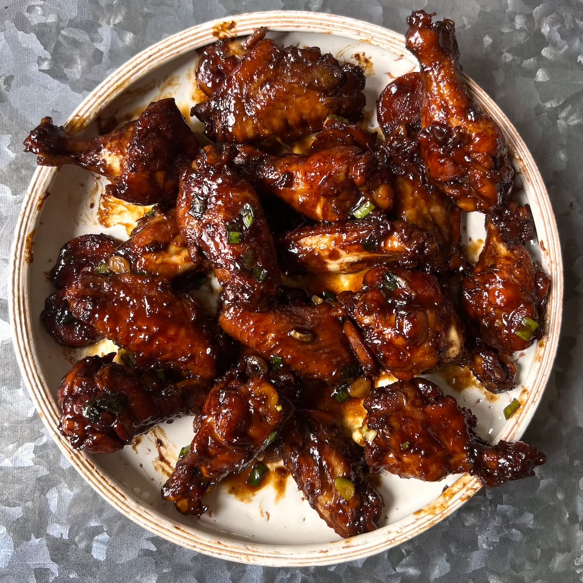 ginger-orange chicken wings