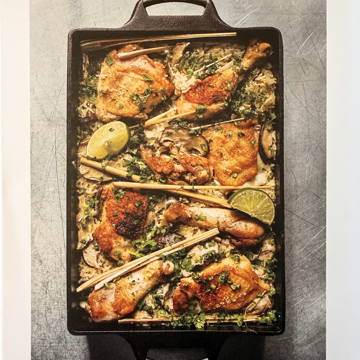 chicken and rice casserole square