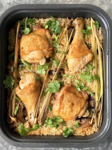Ninja combi oven chicken and crispy rice casserole