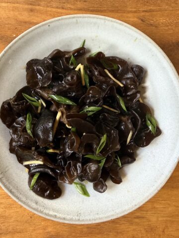 wood ear mushroom salad
