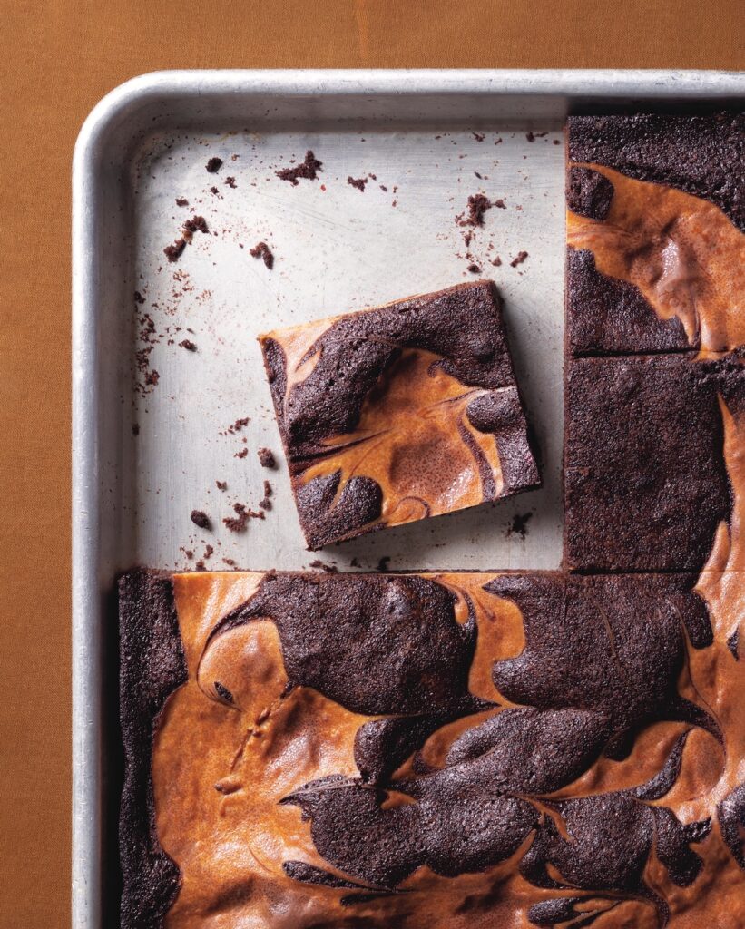 ohana style vietnamese coffee swirl brownies by Kevin Miyazaki