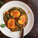 burmese egg and okra curry