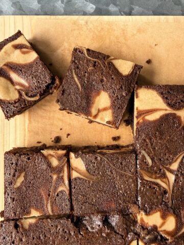 vietnamese coffee swirl brownies -- sheldon simeon recipe