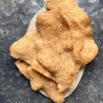 fried shrimp crackers, chips, tall